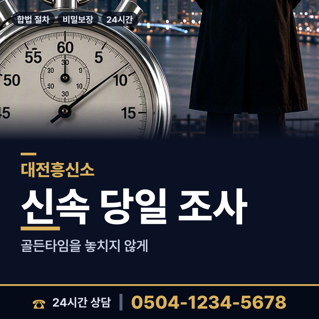 대전 덕암동 탐문조사 상담 안내